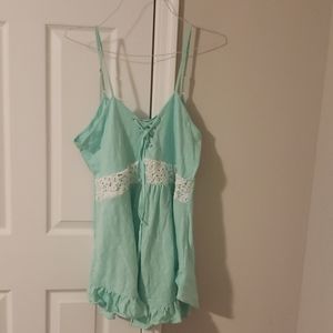 Rose gale Women tops spaghetti lace size 3x nwt